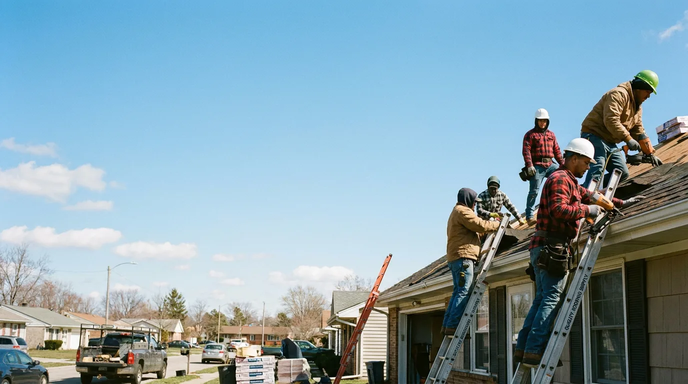Roofing in Delong, IN near me